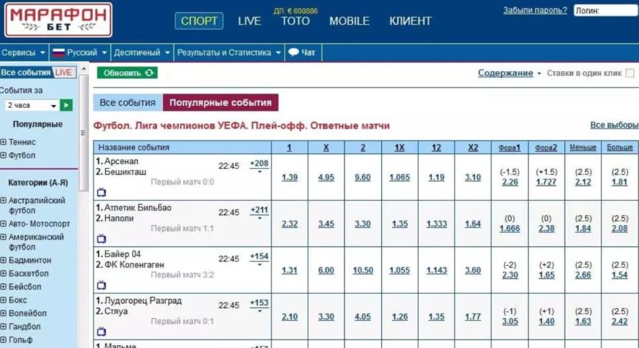 Безопасность и надежность использования зеркала Marathonbet